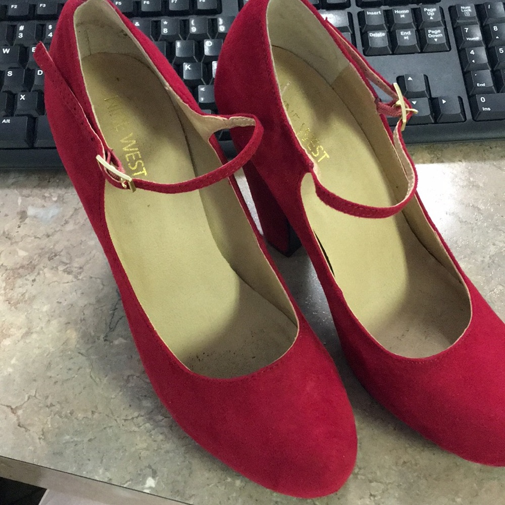 Nine West red heels